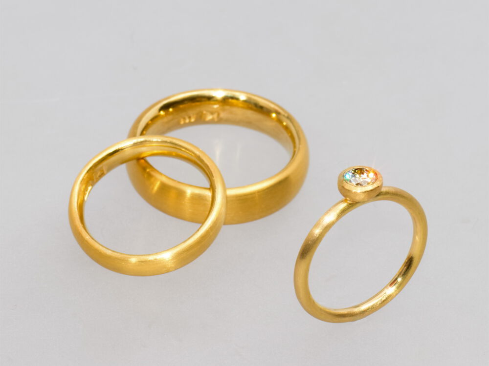 900er Gold Trauringe